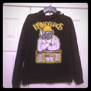 Seventh Dagger Rhinoceros Pullover Band Hoodie